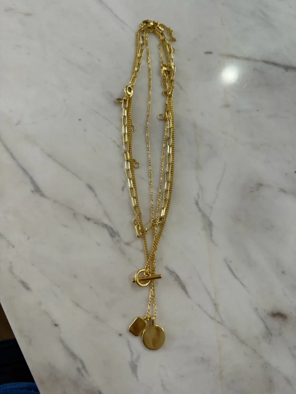 Madewell Toggle Chain Necklace Set - Picture 4 of 9